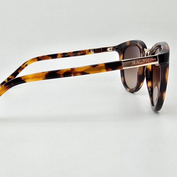 Ralph Lauren RA5207 150613 Dark Tortoise Gold Frame Brown Lens Sunglasses w Case main image 9